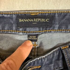 Banana Republic Indigo Denim Jeans Size 30/ 10R